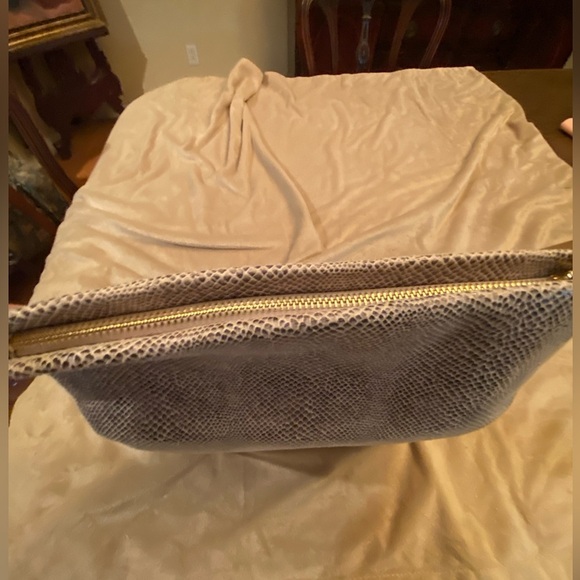 Nico & Olive Faux Snake Skin Clutch, Crossbody Bag - Picture 8 of 13